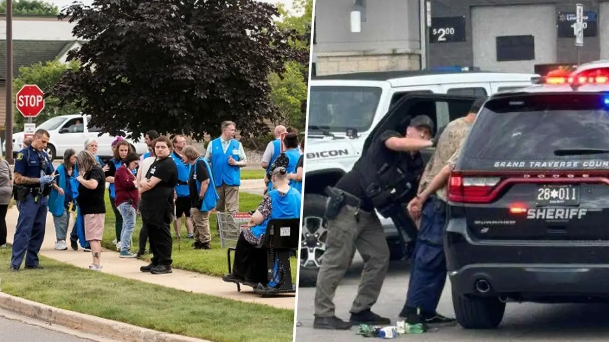 mass stabbing incident at a Walmart in Traverse City