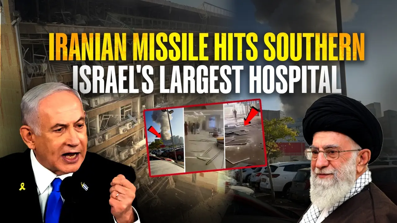 Video Captures Iranian Missile Hit Israel's Beersheeba Hospital As West Asia Conflict Rages Massive damage to Soroka Medical Center in Beersheba