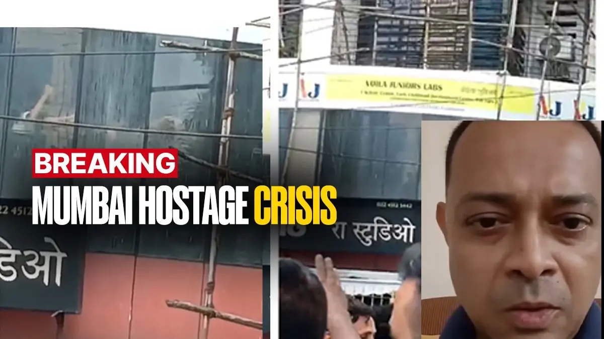 Massive drama unfolded as 20 children from a private school in Mumbai’s Powai were held hostage by a man on the pretext of conducting auditions.