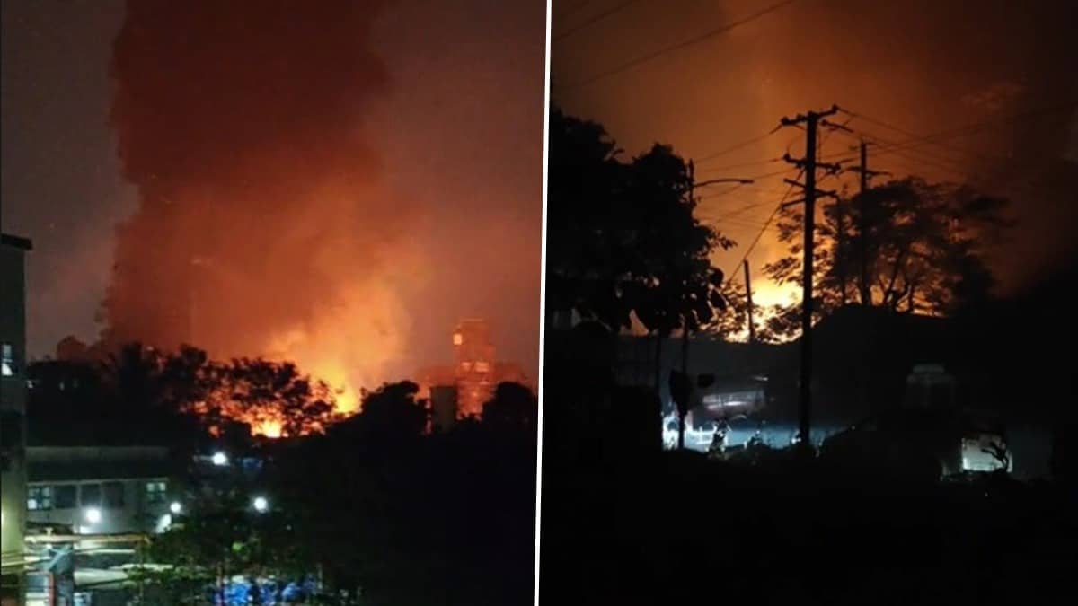 Massive Explosion at Chemical Unit in Badlapur MIDC of Thane District, No Casualties Reported