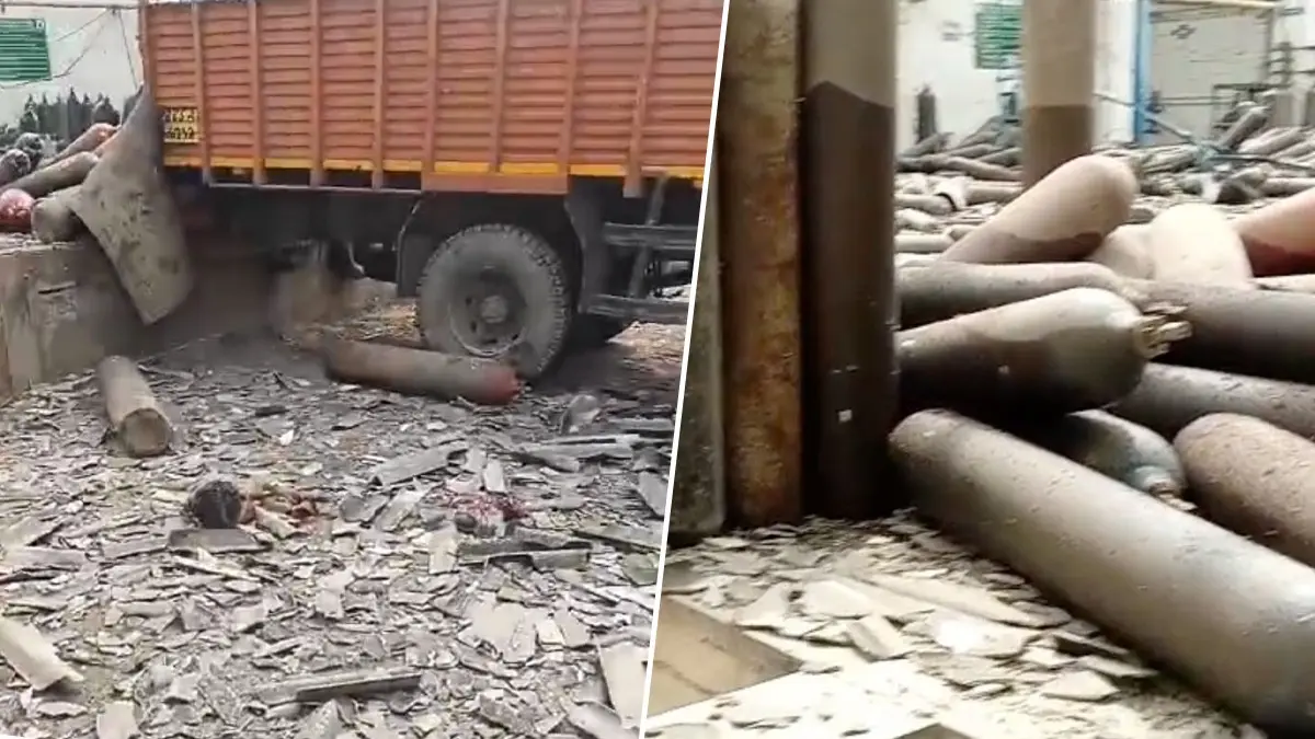 Massive Explosion At Mohali Oxygen Plant
