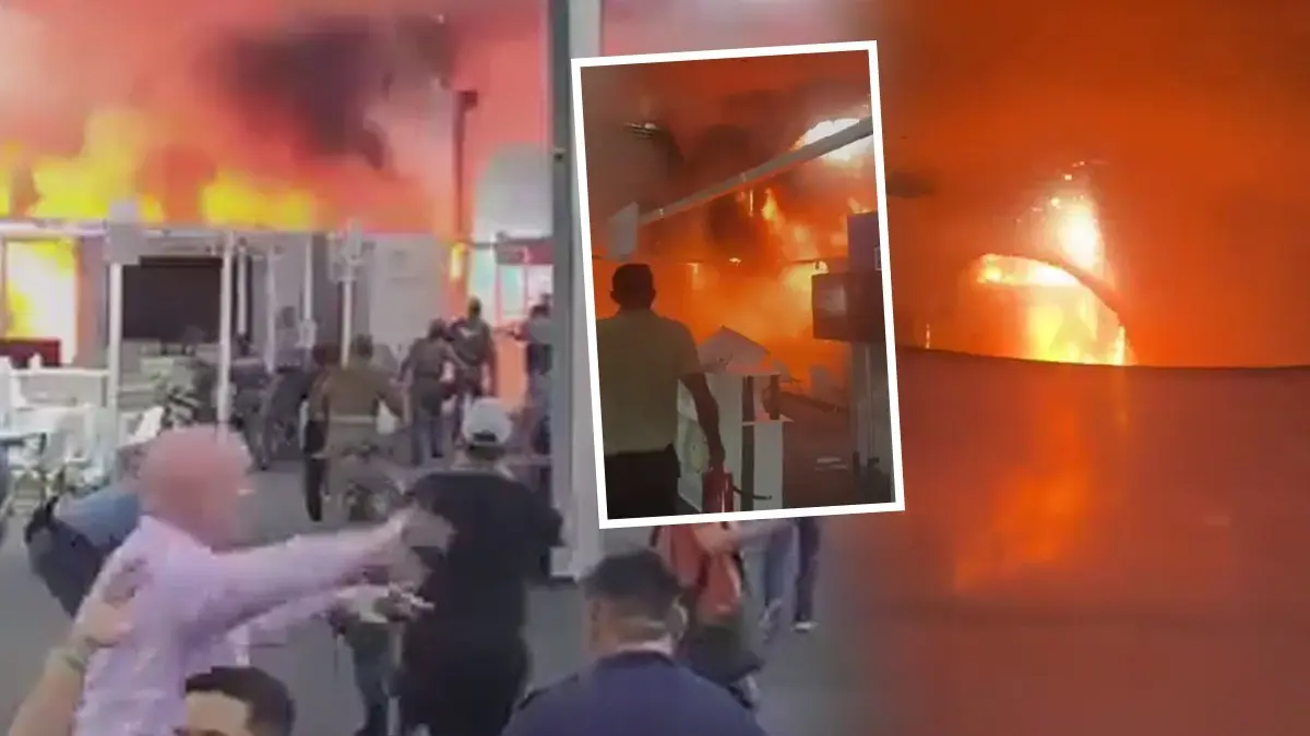 Massive Fire Breaks Out At COP30 Venue In Brazil’s Belem, Firefighting Operations Underway Massive Fire Breaks Out At COP30 Venue In Brazil’s Belem, Firefighting Operations Underway
