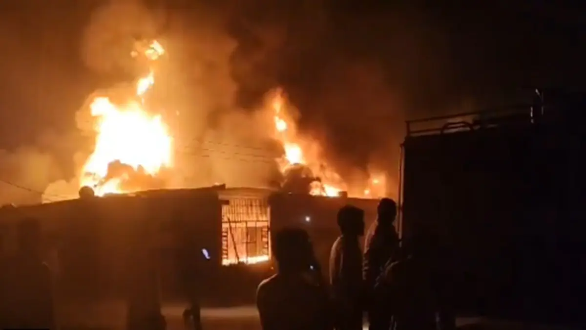 Massive Fire Engulfs Chemical Factory In Haridwar, Three Feared Trapped