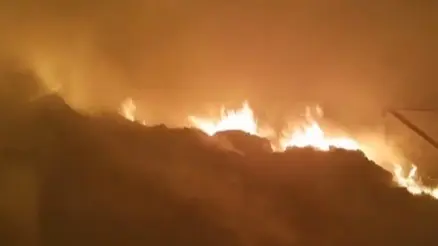 Massive Fire Engulfs Scrap Godown In Gujarat's Bharuch, Rescue Operations Underway