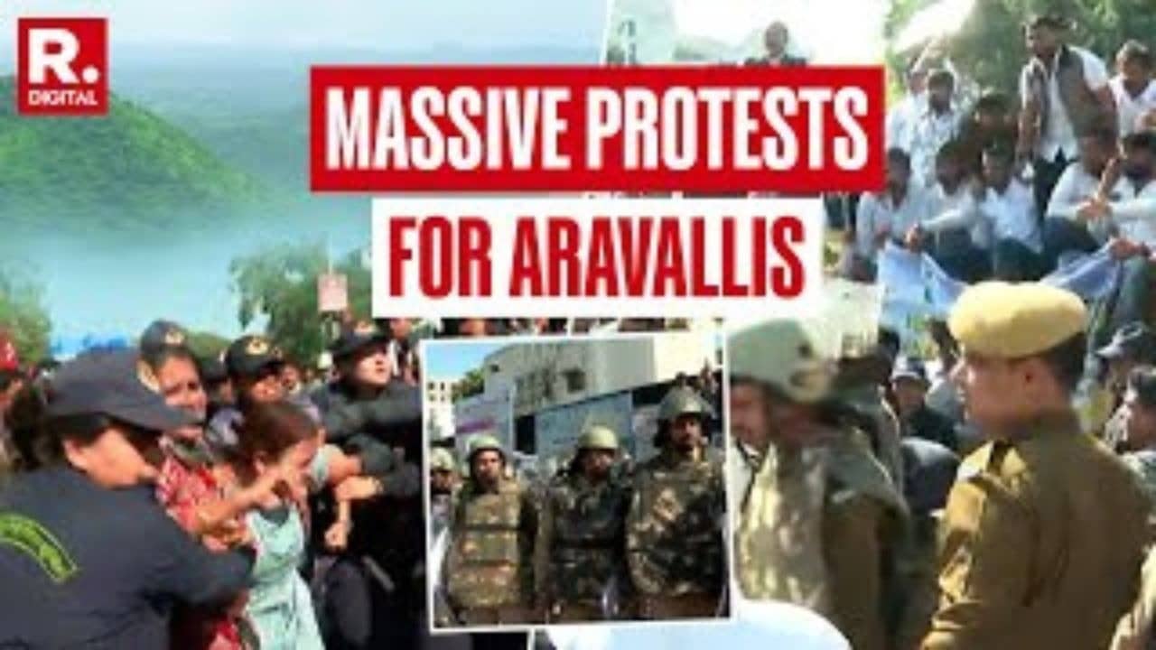 Massive Protest Broke out Against Government's Aravalli Plans