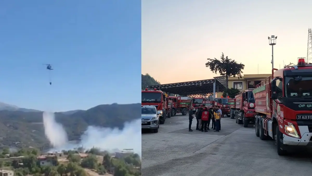 Massive Wildfires Sweep Latakia’s Turkmen Mountains, Homes and Farms Damaged as Syrian, Turkish Teams Battle Flames