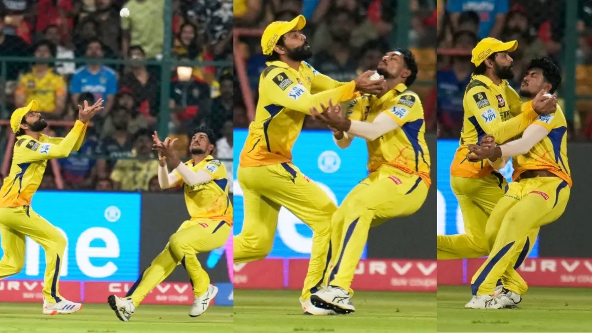 IPL 2025: Injury Scare For CSK! Matheesha Pathirana Leaves Field After Nasty Collision With Ravindra Jadeja During RCB Clash Matheesha Pathirana suffers injury after nasty collision with Ravindra Jadeja during RCB vs CSK clash