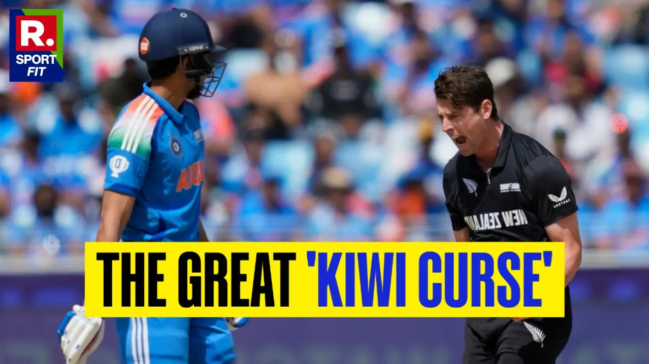 Matt Henry celebrates Shubman Gill's wicket