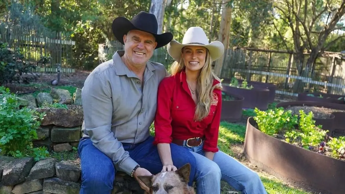 Matthew Hayden with daughter Grace