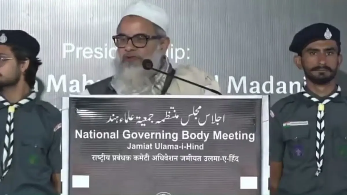 maulana mahmood madani controversial statement on jihad bjp counter attack