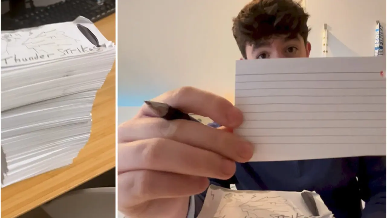 Max Budgen has set a world record by creating a 1,300-page hand-drawn flip book.