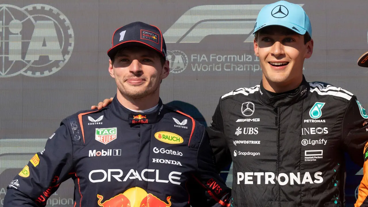 Max Verstappen George Russell