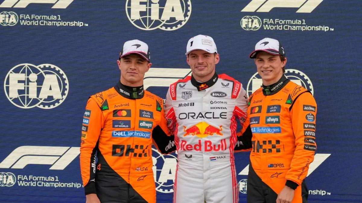 F1: Max Verstappen and Red Bull Race To Pole Position In Japan, Beat Out McLaren Duo Of Oscar Piastri And Lando Norris Max Verstappen with Lando Norris and Oscar Piastri