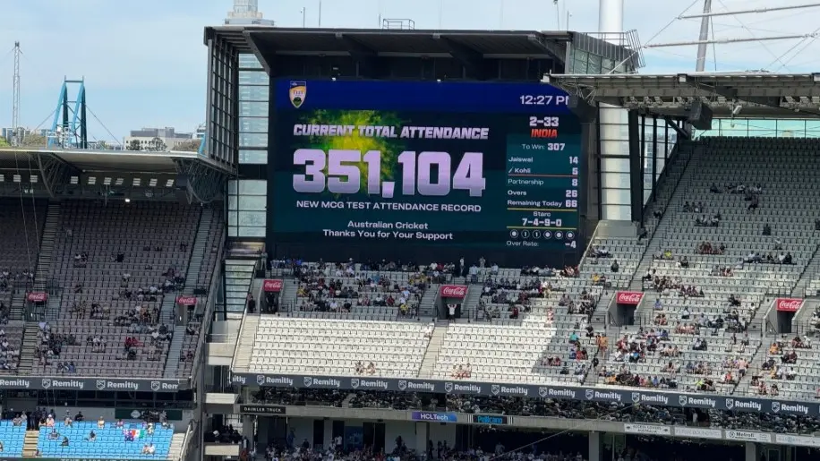 'Greatest Attendance For Any Test': MCG's Historic Attendance Record Shattered After 87 Years During IND-AUS 4th Test MCG's New Attendance Record