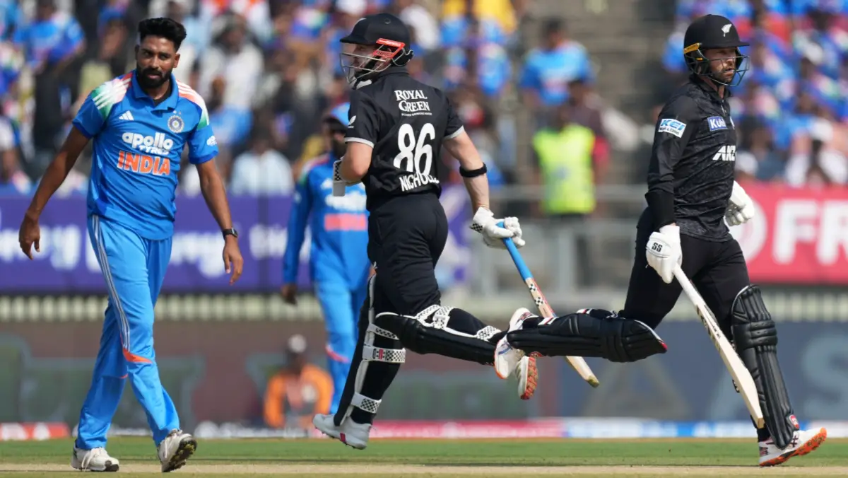 Md. Siraj, Henry Nicholls and Devon Conway