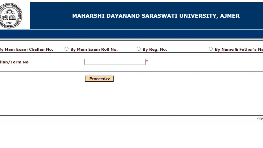 MDSU Admit Card 2025 Out for 1st, 2nd and 3rd Year at mdsuexam.org, Direct Link Here MDSU Admit Card 2025