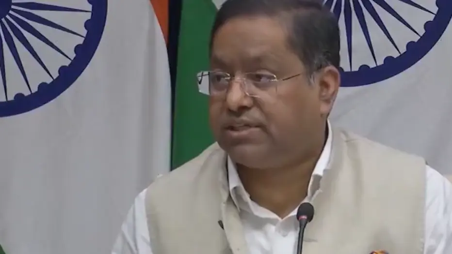 MEA spokesperson Randhir Jaiswal
