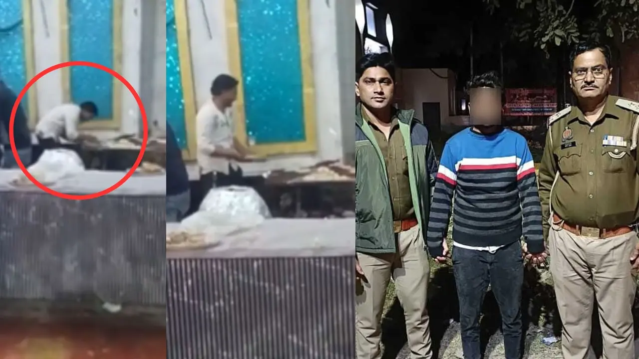 रोटी पर थूका, फिर तंदूर में डाला... मेरठ के शादी समारोह का VIDEO वायरल, आरोपी इमरान को पुलिस ने किया गिरफ्तार Meerut Viral Video