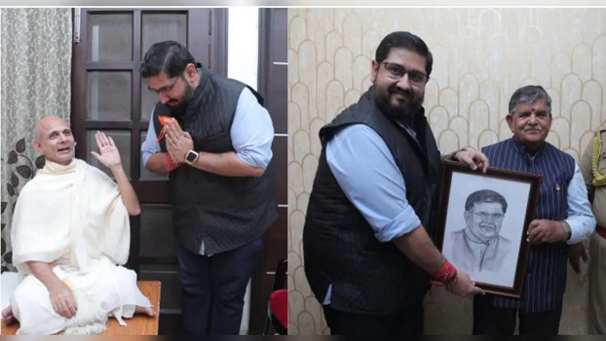 Meeting Between Punjab Governor And Sahil Luthra Goes Viral On X, Resonates With Message Of Faith And Leadership