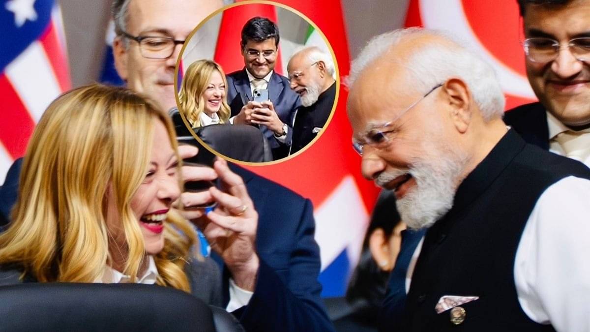 Meloni and Modi in G20 Summit South Africa