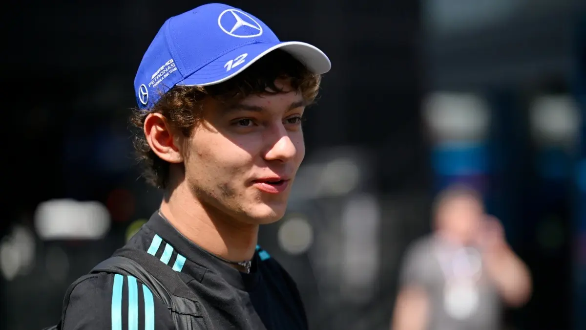 Mercedes driver Kimi Antonelli handed three-place grid penalty after collision with Max Verstappen