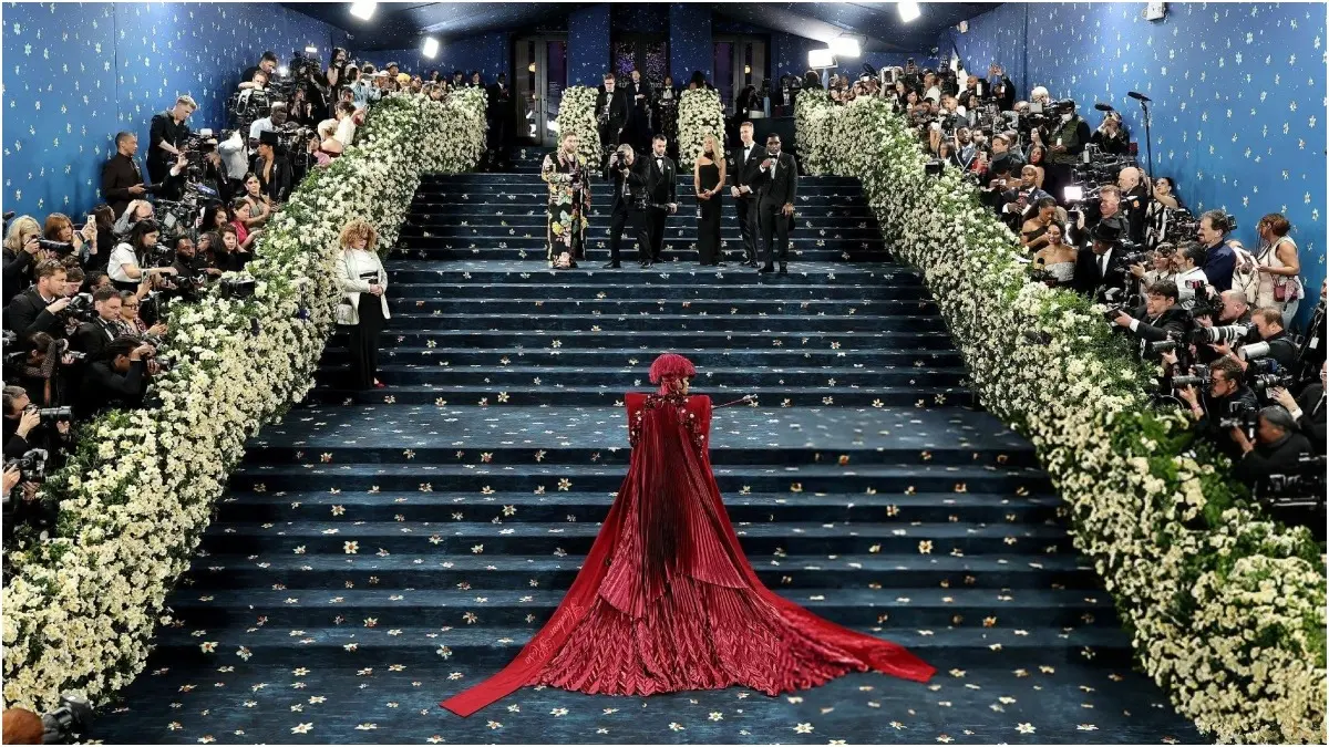 In Pics: Met Gala 2025 Imprinted With Dandyism And Queer Culture, Daffodils Laid Out On Blue Carpet Met Gala is hosted in New York City each year