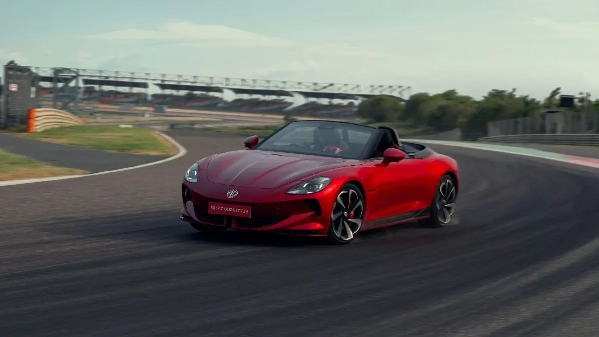 MG Cyberster Debuts in India as Brand’s Fastest Car Yet, Starts at ₹74.99 Lakh mg cyberster