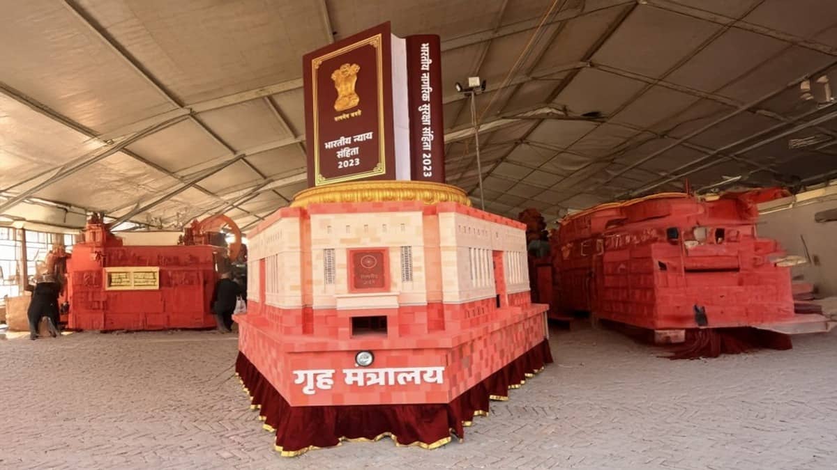 MHA Tableau To Showcase New Criminal Laws At Republic Day Parade
