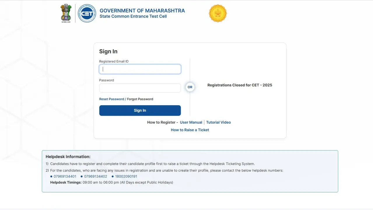 MHT CET PCM Admit Card 2025 Released at cetcell.mahacet.org, Direct Link to Download MHT CET PCM Admit Card 2025 Released