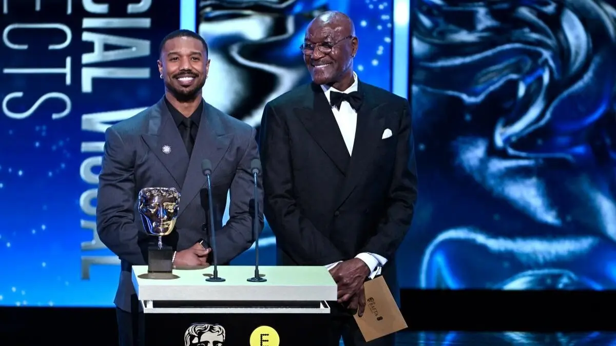 BAFTA Issues Apology To Michael B. Jordan And Delroy Lindo Over Racial Slurs At The Ceremony Michael B. Jordan at BAFTA'26