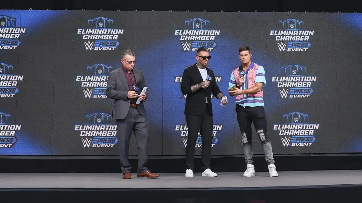 Michael Cole, Corey Graves, Grayson Waller