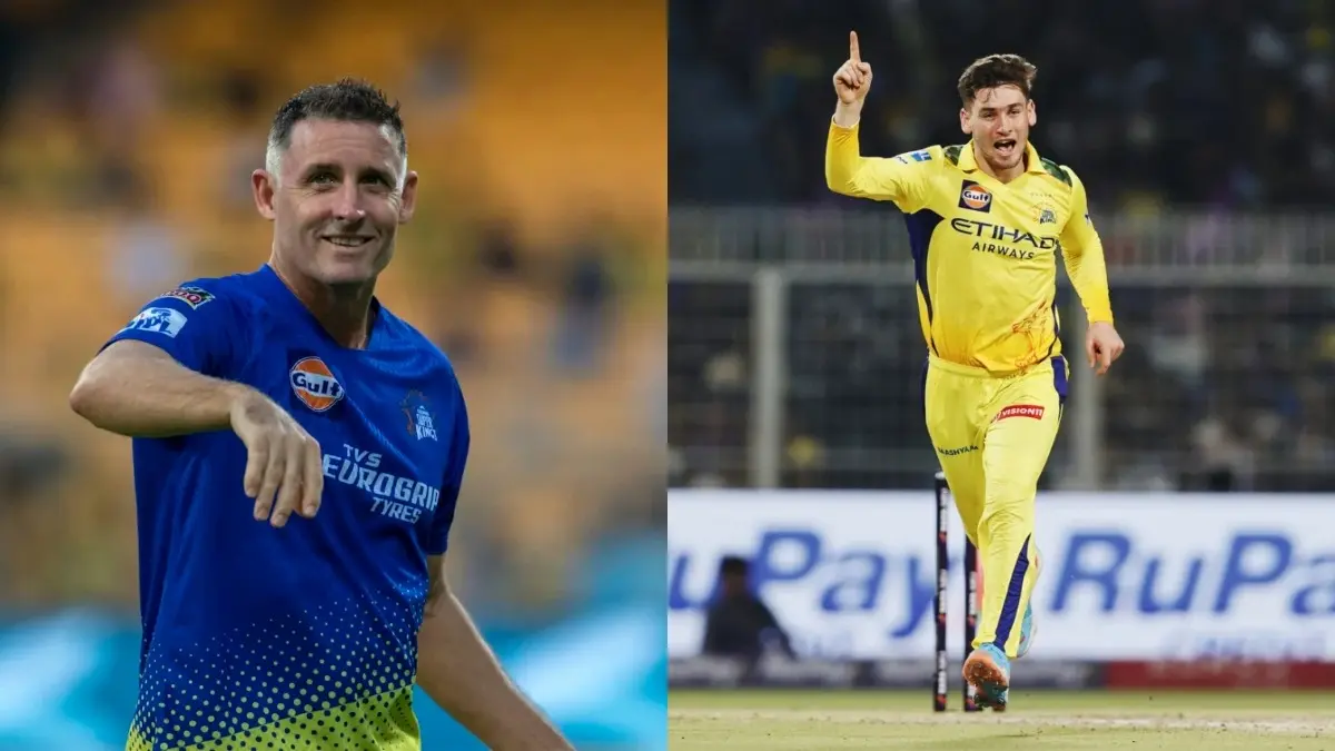 Michael Hussey and Noor Ahmad
