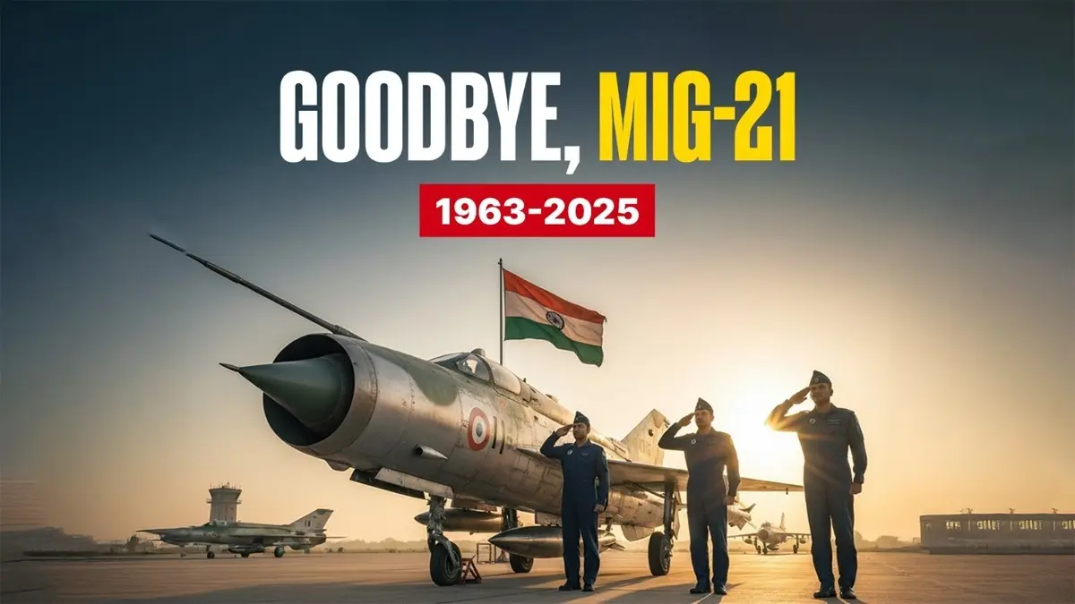 62 Years of Supersonic Glory and End of an Era: India’s Iconic Fighter Jet MiG-21 Retires MiG-21 Retires