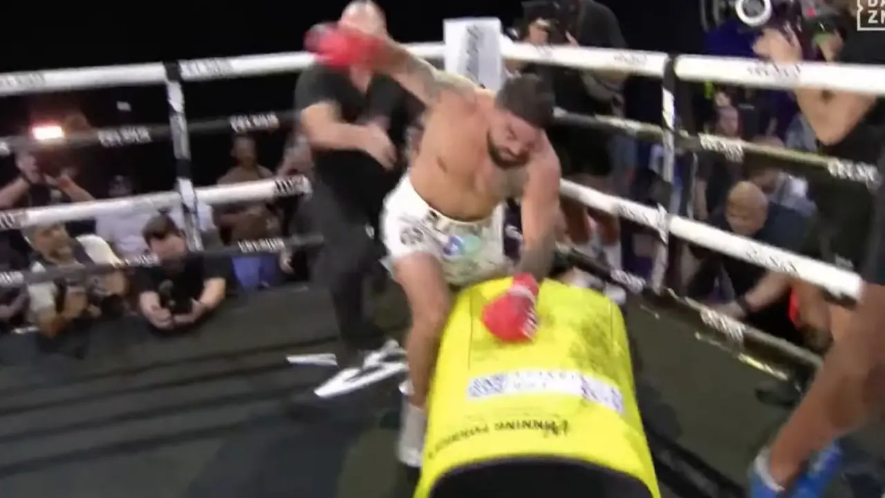 Mike Perry Takes Out Jake Paul's Mascot Ahead Of The Much-Awaited Boxing Bout - WATCH Mike Perry Throws Punch At Jake Paul's Mascot
