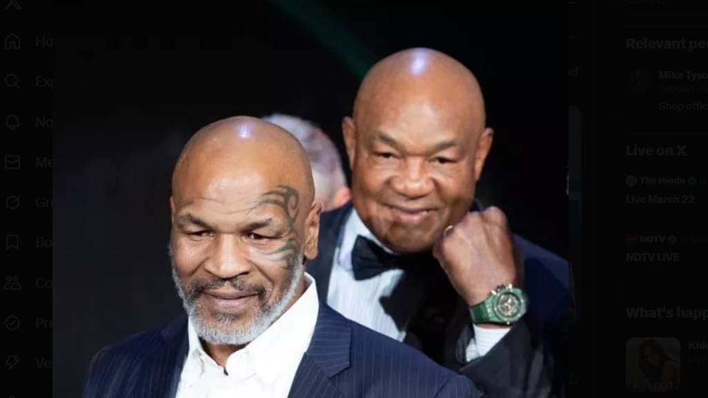 Mike Tyson and George Foreman