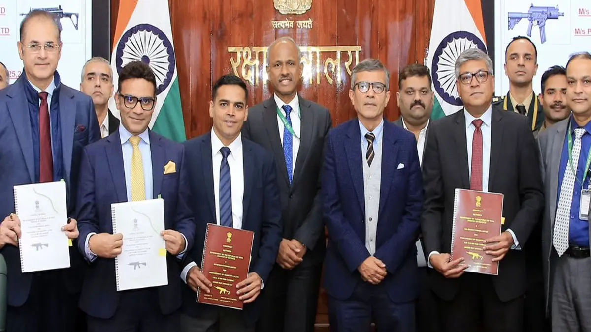 Ministry of Defence Signs Rs 4,666 Crore Defence Contracts for CQB Carbines, Heavyweight Torpedoes