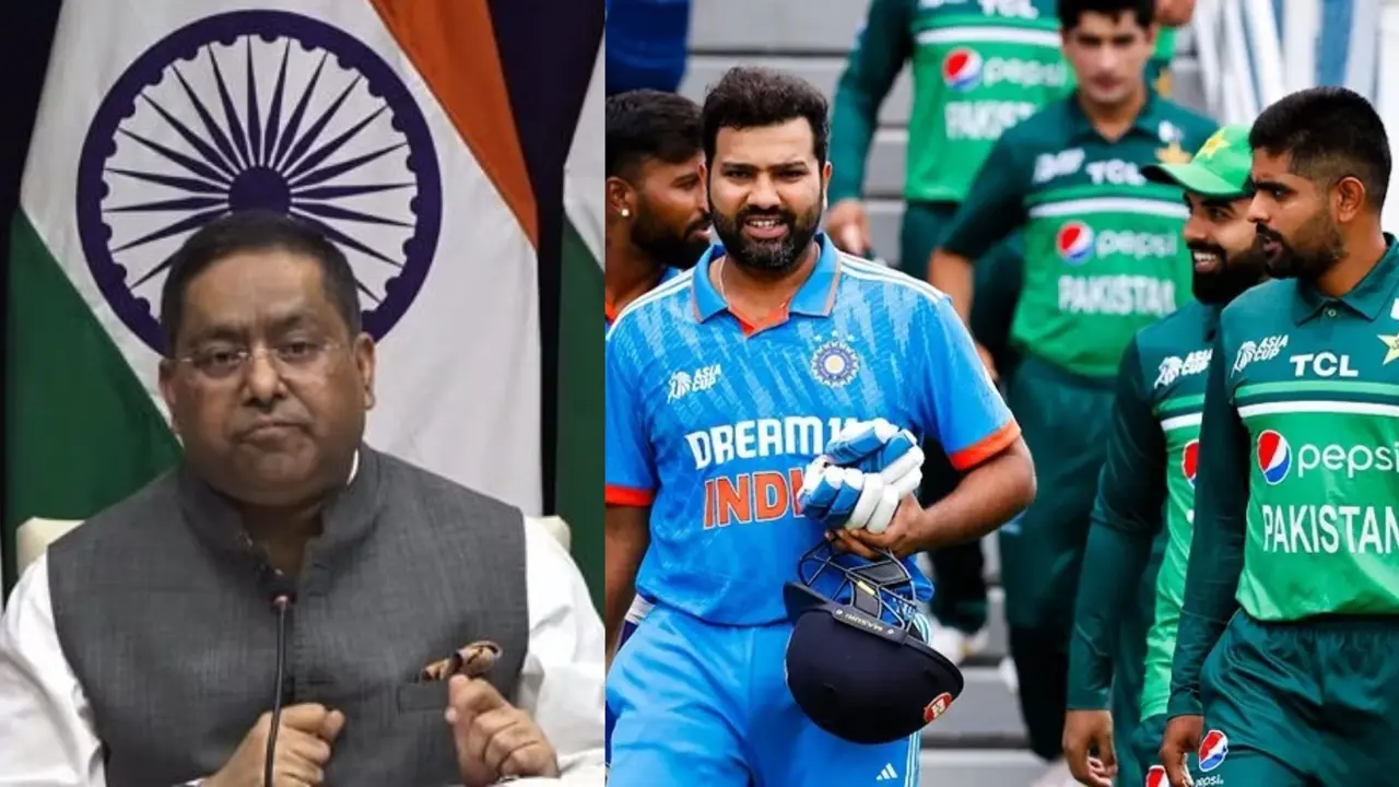 ministry of external affair statement on india participation in champions trophy at pakistan