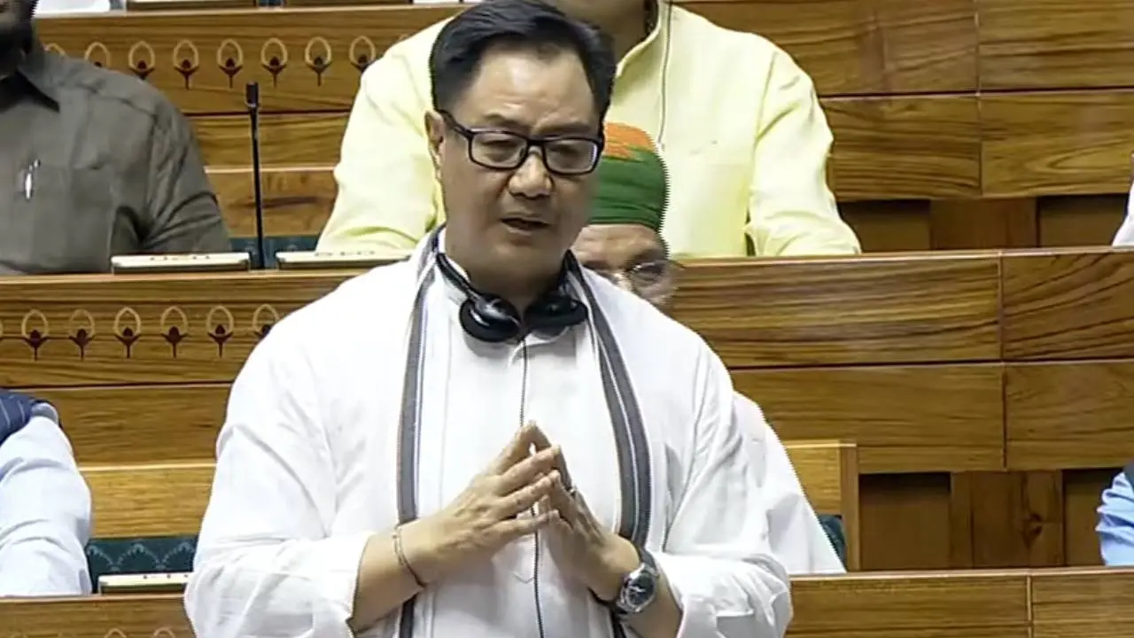 Minority Affairs Minister Kiren Rijiju