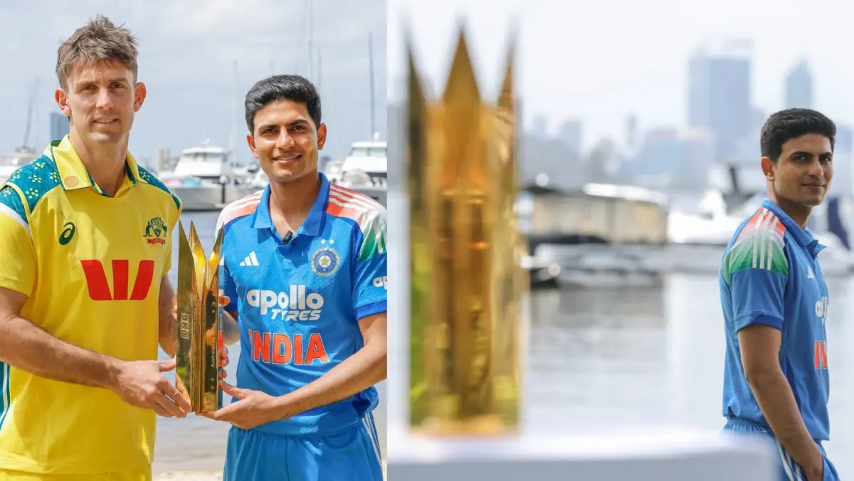 Mitchell Marsh and Shubman Gill