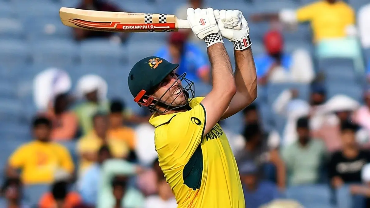 Mitchell Marsh in action for Australia during ODI World Cup 2023