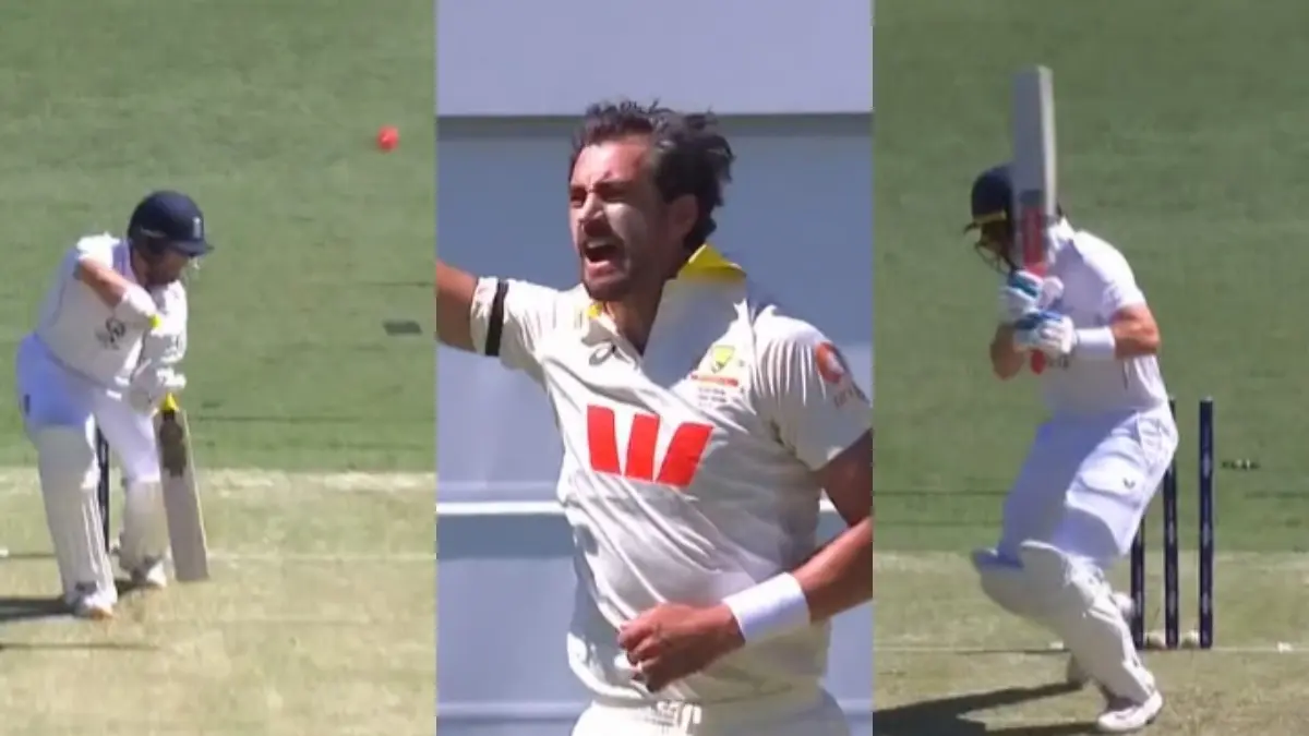 WATCH | Mitchell Starc's Double-Duck Strike Rattles England During 2nd Ashes Test at Brisbane Mitchell Starc