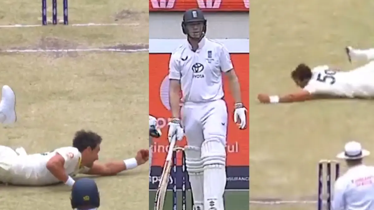 WATCH: Mr. Fantastic Mitchell Starc Pulls Off Full-Stretch Blinder To Dismiss Zak Crawley For Second Consecutive Ashes 205-26 Duck Mitchell Starc dismisses Zak Crawley