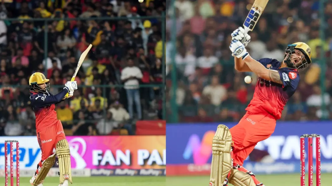 Rajat Patidar and Jitesh Sharma in action