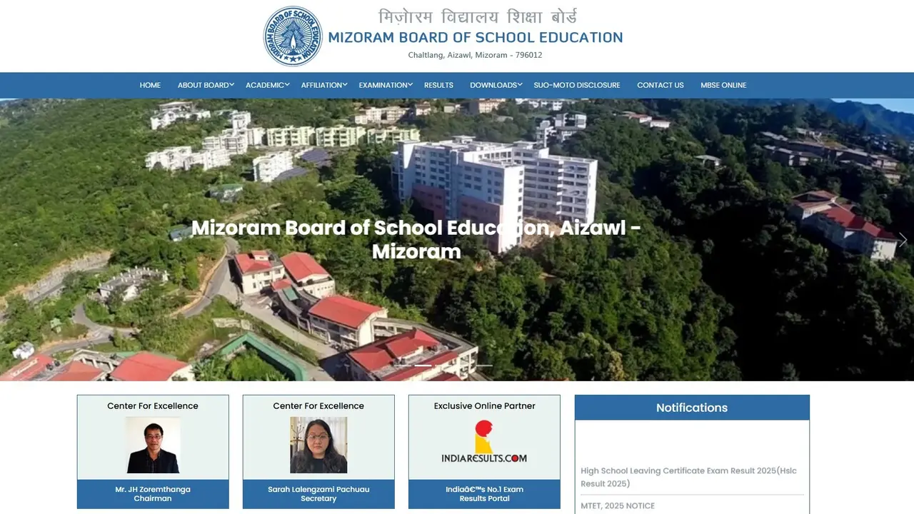 MBSE HSLC 2025: Mizoram Board Class 10th Result Declared at mbse.edu.in, Direct Link to Check Mizoram Board Class 10th Result Declared