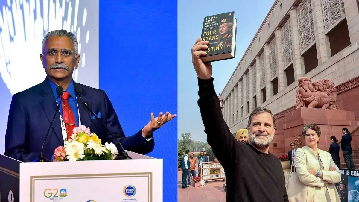 Delhi Police Files Case Over Leak Of Ex-Army Chief's Unapproved Book 'Four Stars Of Destiny' MM Naravane & Rahul Gandhi