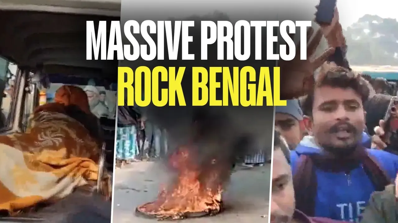 Mobocracy Unleashed In Bengal: NH-12 Choked, Train Tracks Blocked As Mobs Fuel Anarchy In Murshidad's Beldanga Mobocracy Unleashed In Bengal: NH-12 Choked, Train Tracks Blocked As Mobs Fuel Anarchy In Murshidad's Beldanga