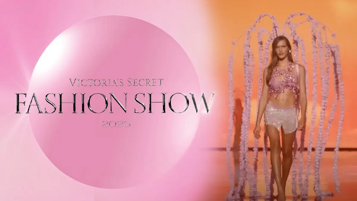 Model walks the runway at Victoria's Secret Fashion Show 2025