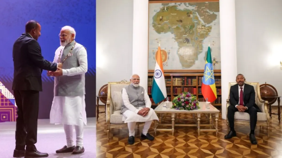 'Belongs To Countless Indians': PM Modi After Receiving 'Great Honour Nishan' In Ethiopia