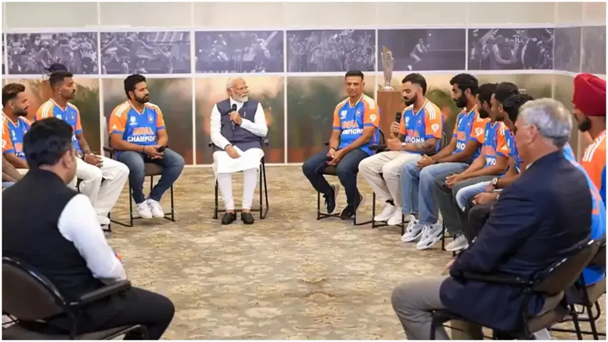 Team India met PM Modi