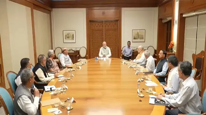 PM Modi Holds Crucial Meeting With CCS Over Bangladesh Unrest Modi meets over Bangladesh